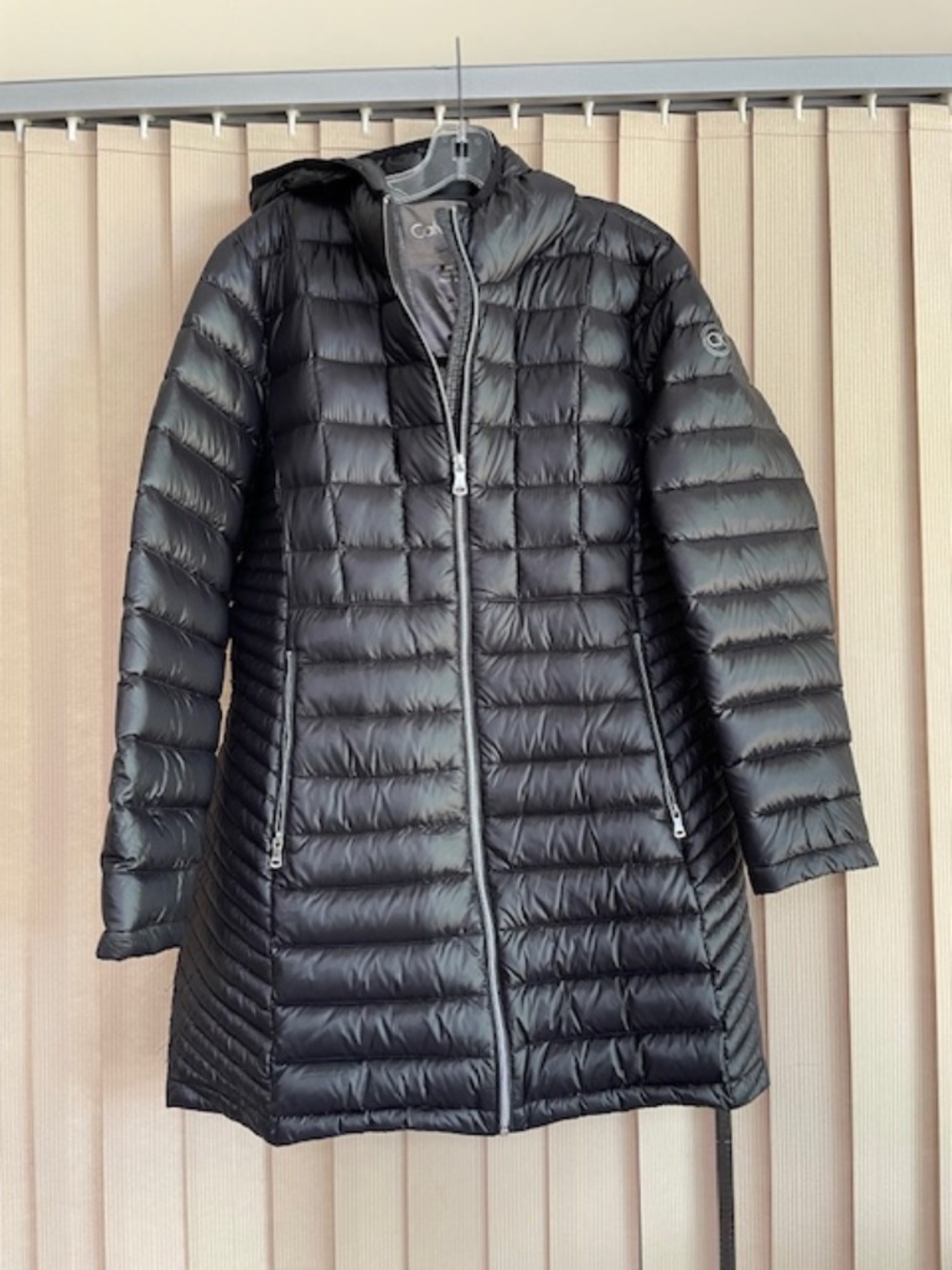 Black Calvin Klein Down Coat